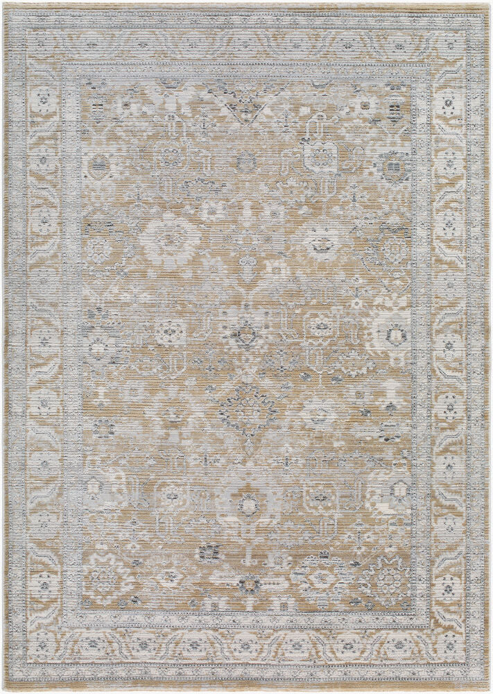 Edmonton Machine Woven Rug — Charcoal/Light Gray