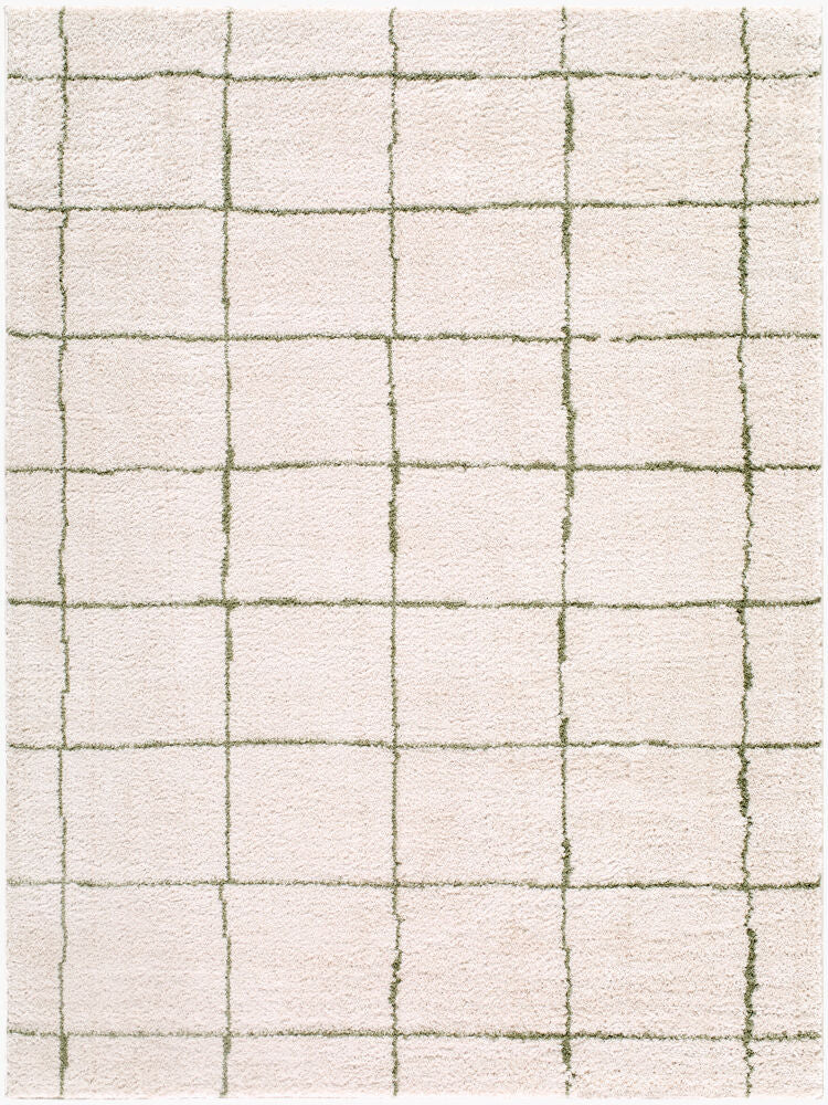 Rivoli Machine Woven Rug — Cream/Olive
