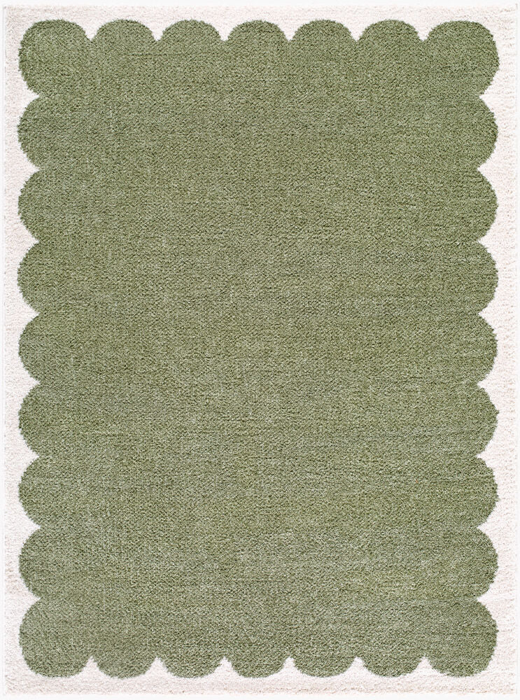 Rivoli Machine Woven Rug — Cream/Olive
