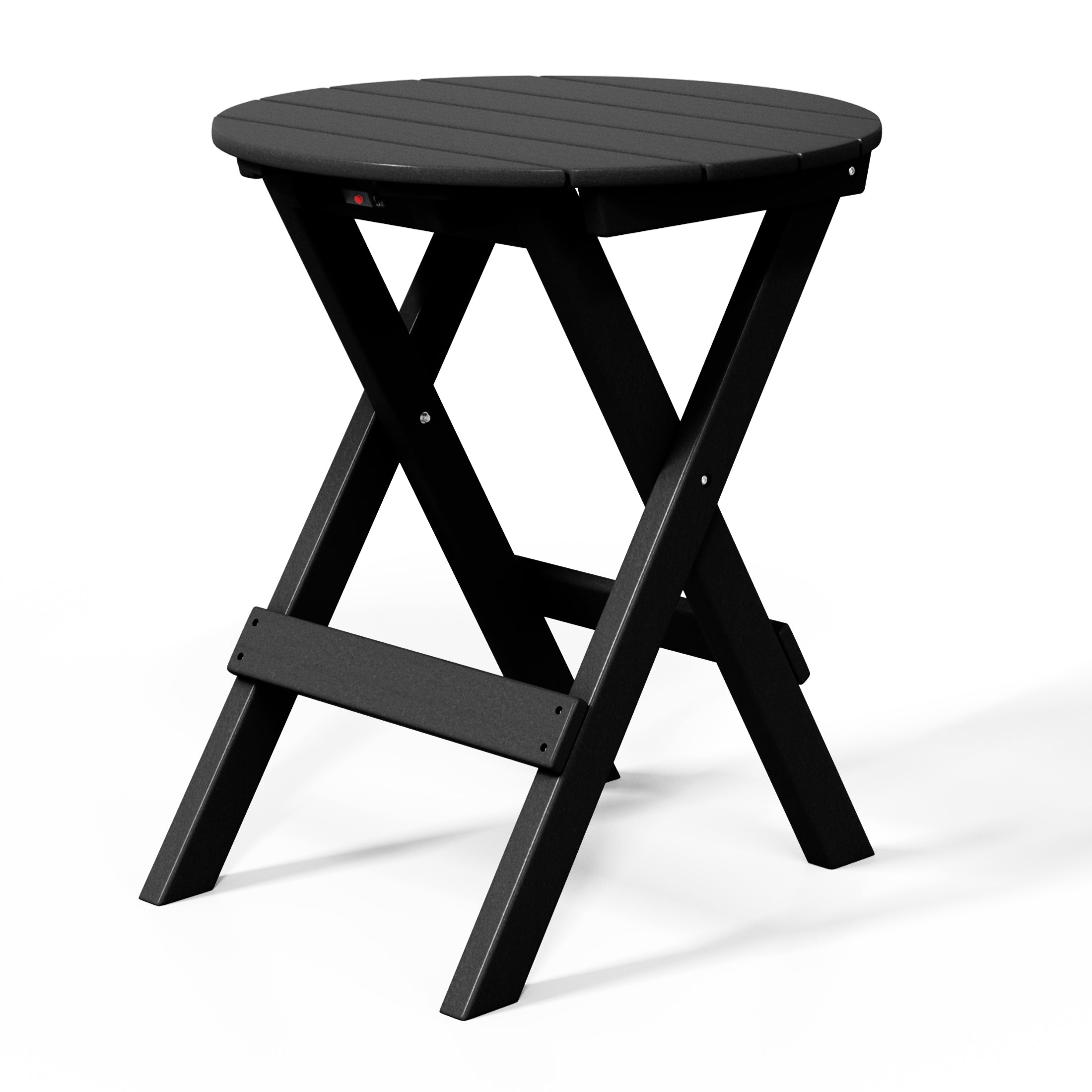 Tuscany All-Weather Outdoor Patio Round Folding Dining Table (24" Top) Seahawk Designs Patio Dining Tables