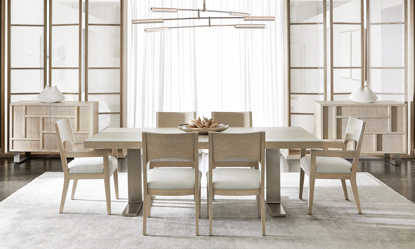 Bernhardt Solaria Door Chest — Four Adjustable Shelves in Dune Bernhardt Chest