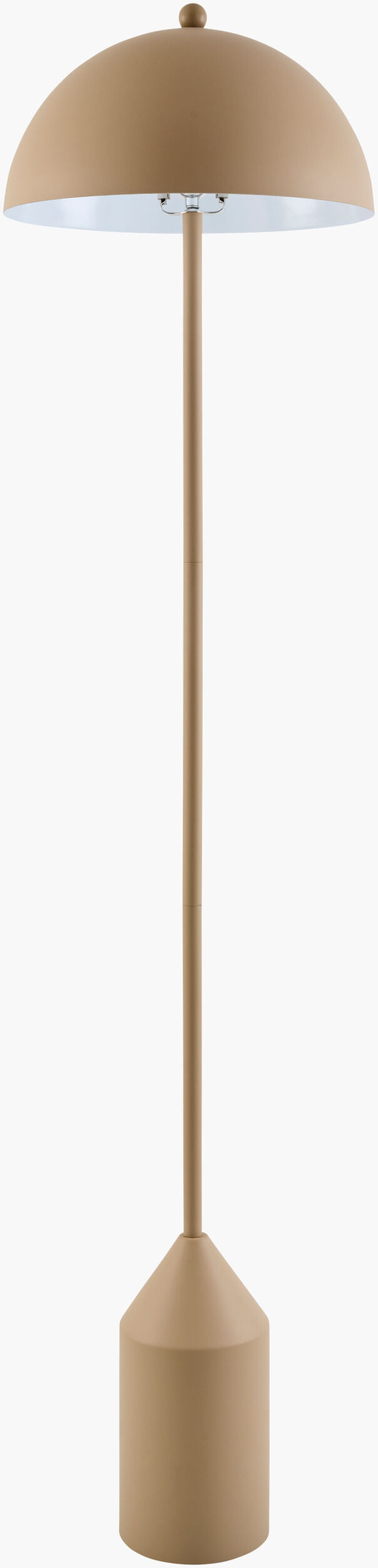 Elder Accent Floor Lamp — Brown