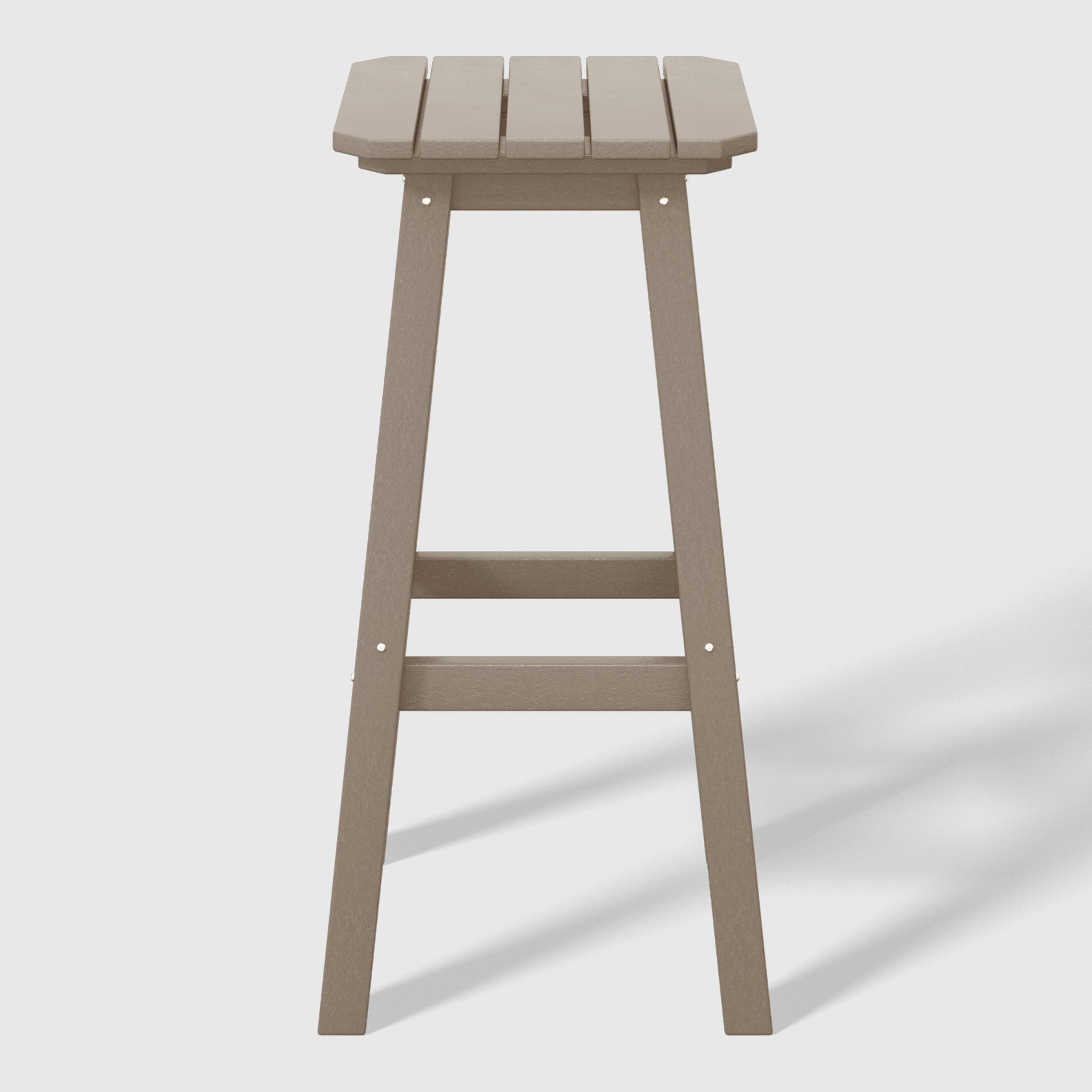 Stockholm All-Weather Outdoor Square Bar Stool (29" Height) Seahawk Designs Patio Bar & Counter Stools