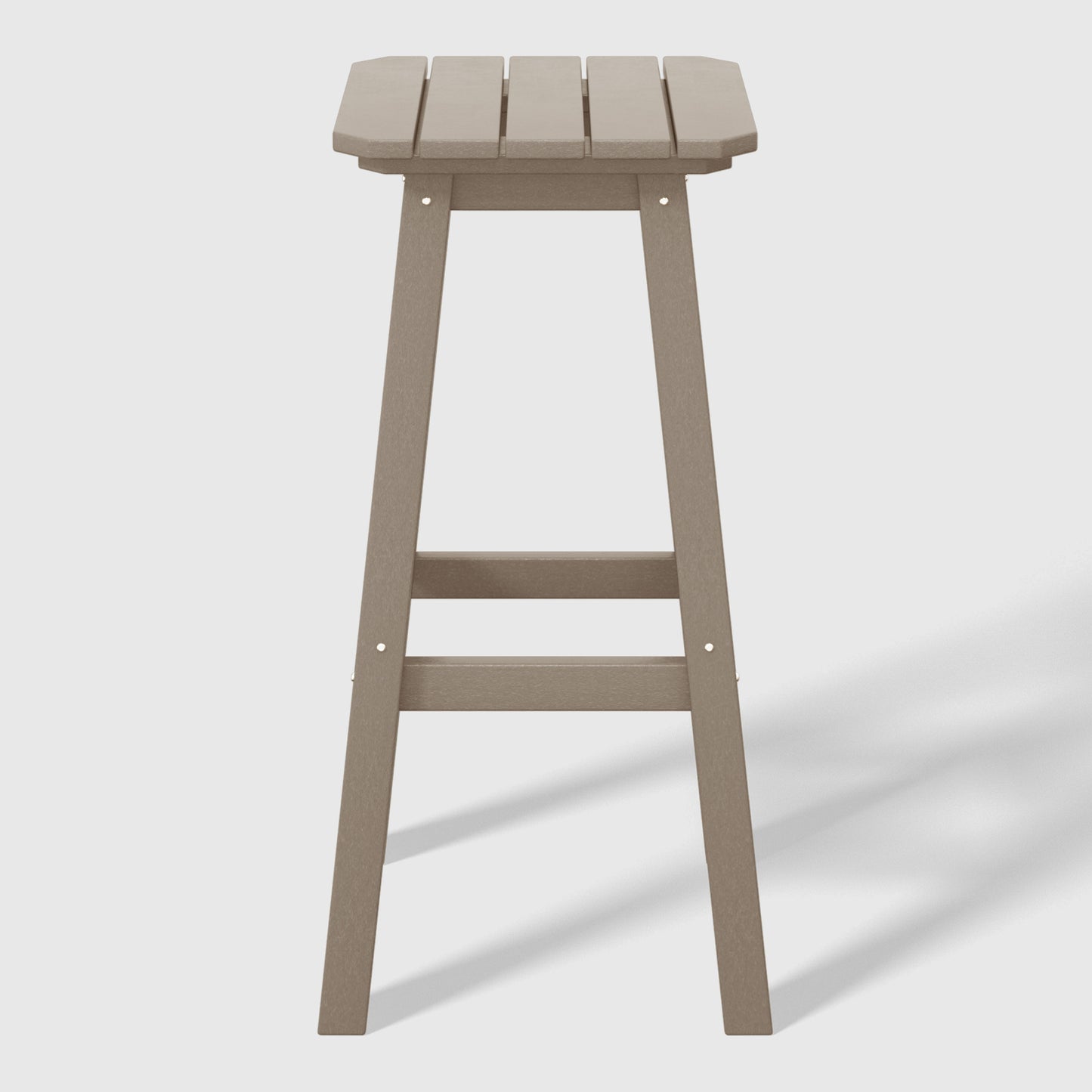 Stockholm All-Weather Outdoor Square Bar Stool (29" Height) Seahawk Designs Patio Bar & Counter Stools