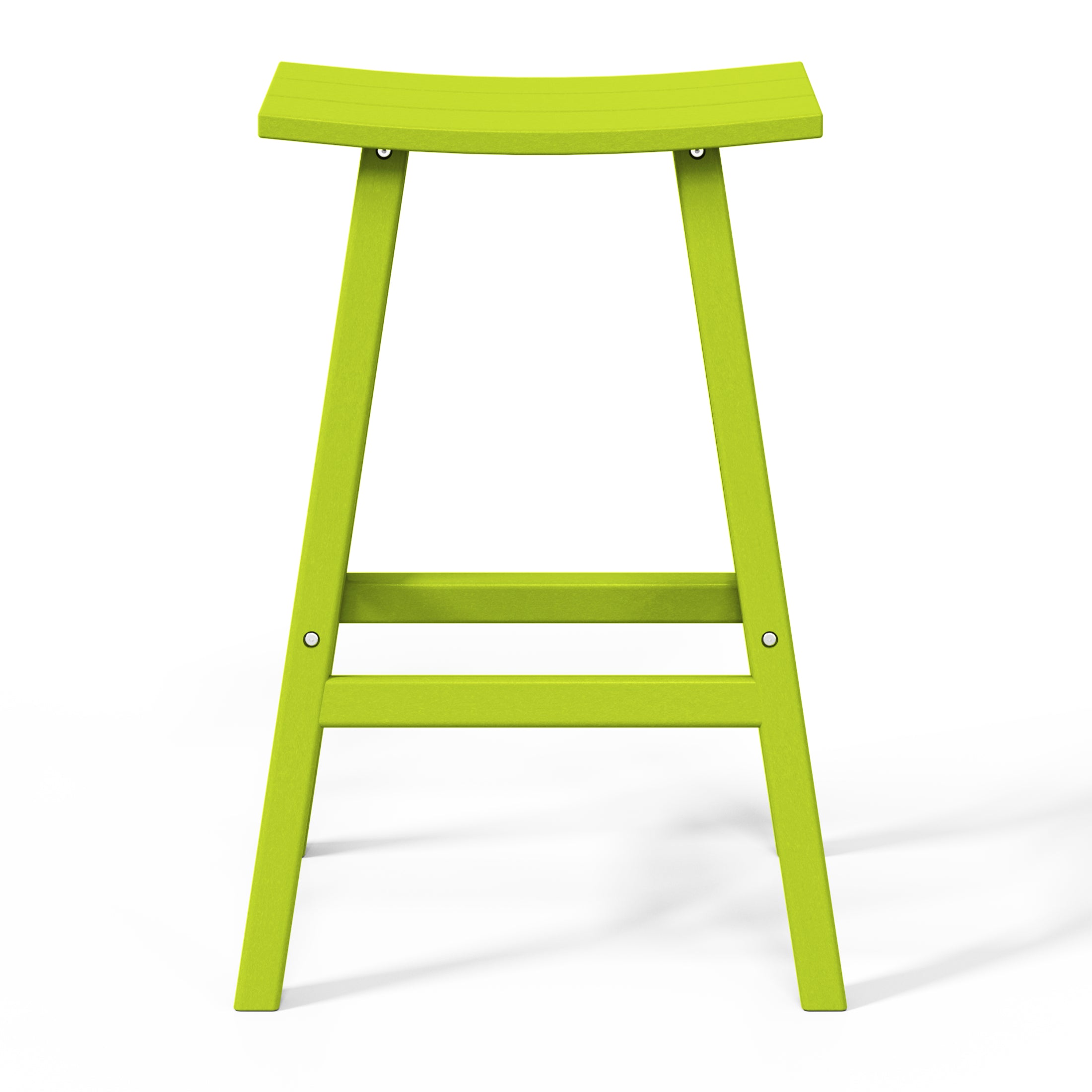 Stockholm All-Weather Outdoor Saddle Bar Stool (29" Height) Seahawk Designs Patio Bar & Counter Stools
