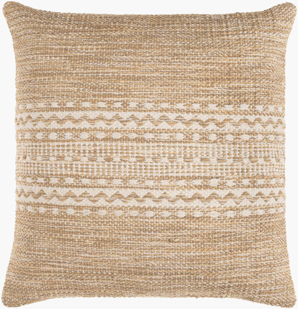 Ethan Accent Pillow — Beige/Tan