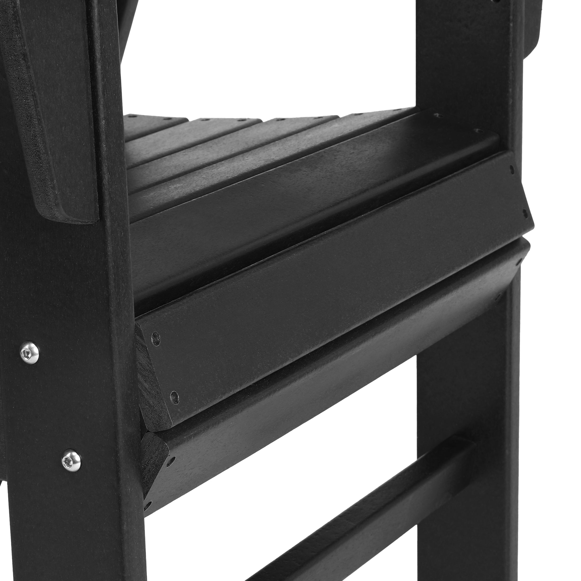 Malibu Modern All-Weather Outdoor Contoured Adirondack Dining Chair Seahawk Designs Patio Dining Chairs