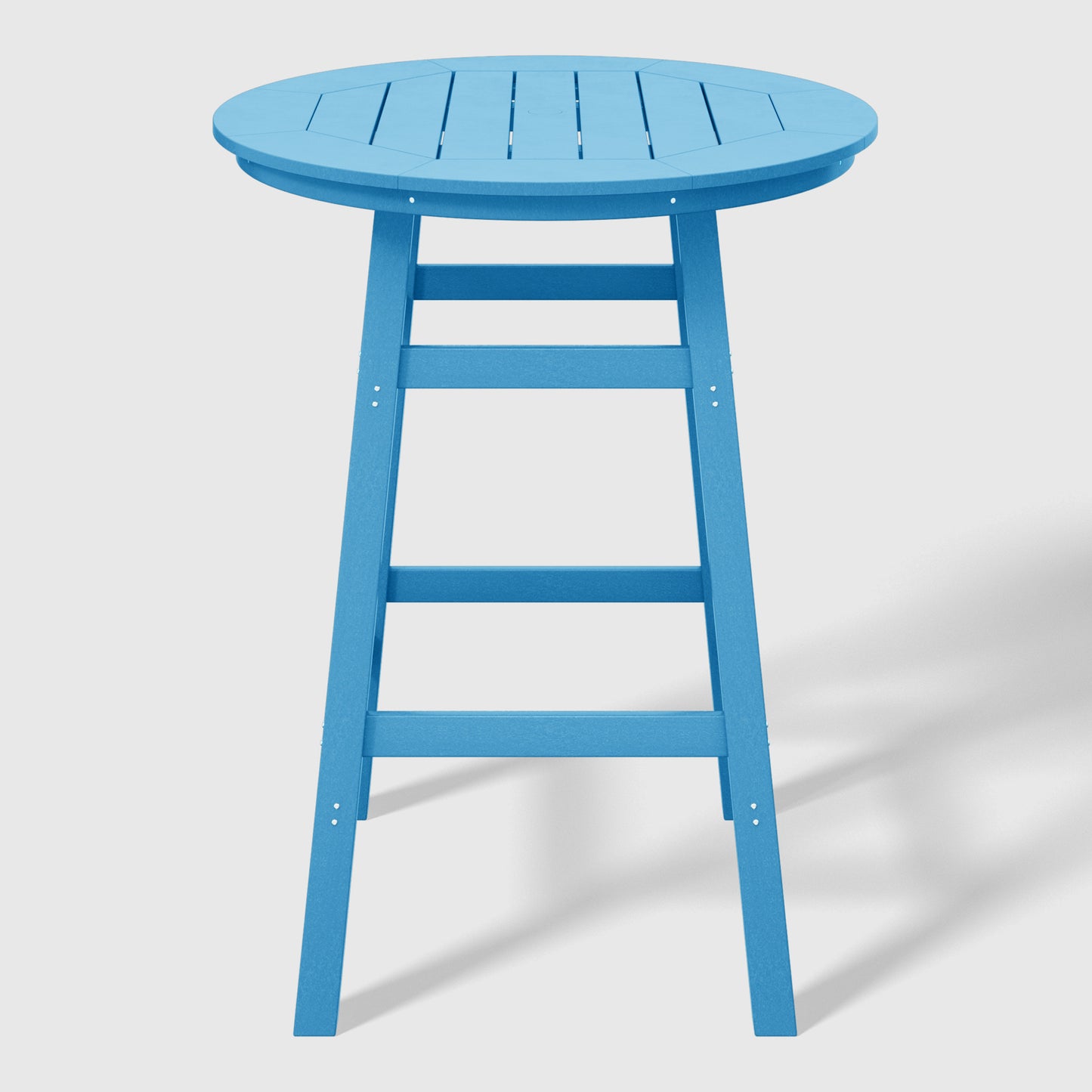 Stockholm All-Weather Outdoor 35" Round Bar Table (42" Height) Seahawk Designs Patio Bar Tables