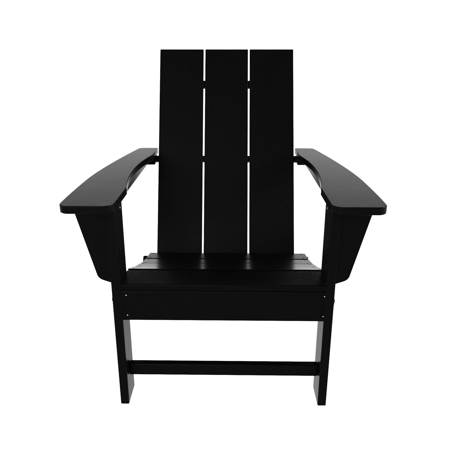 Malibu Modern All-Weather Outdoor Folding Adirondack Chair Black Seahawk Designs Adirondack Chairs