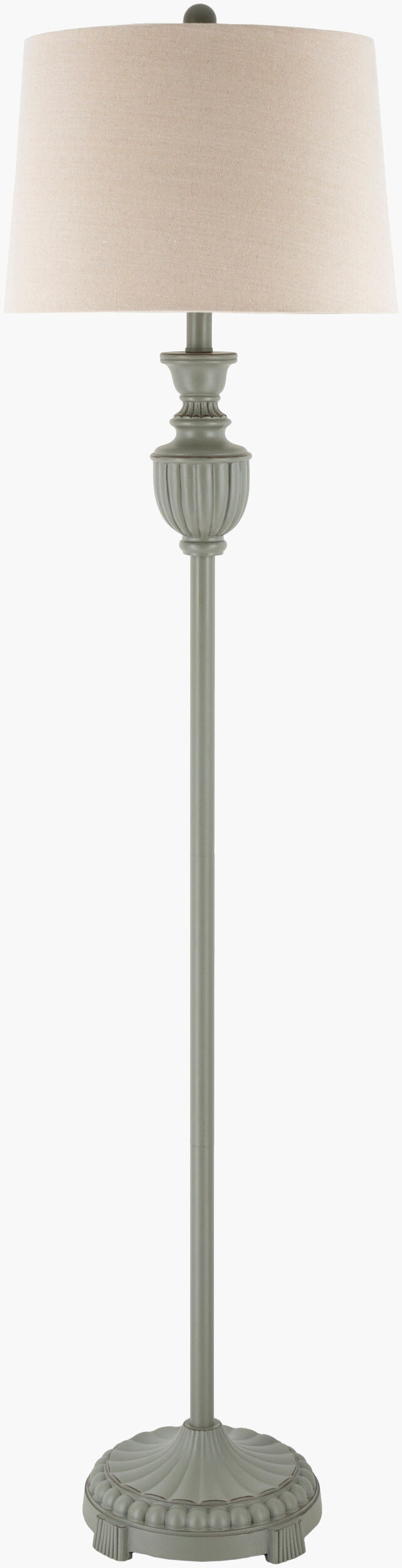 Elgood Accent Floor Lamp — Gray