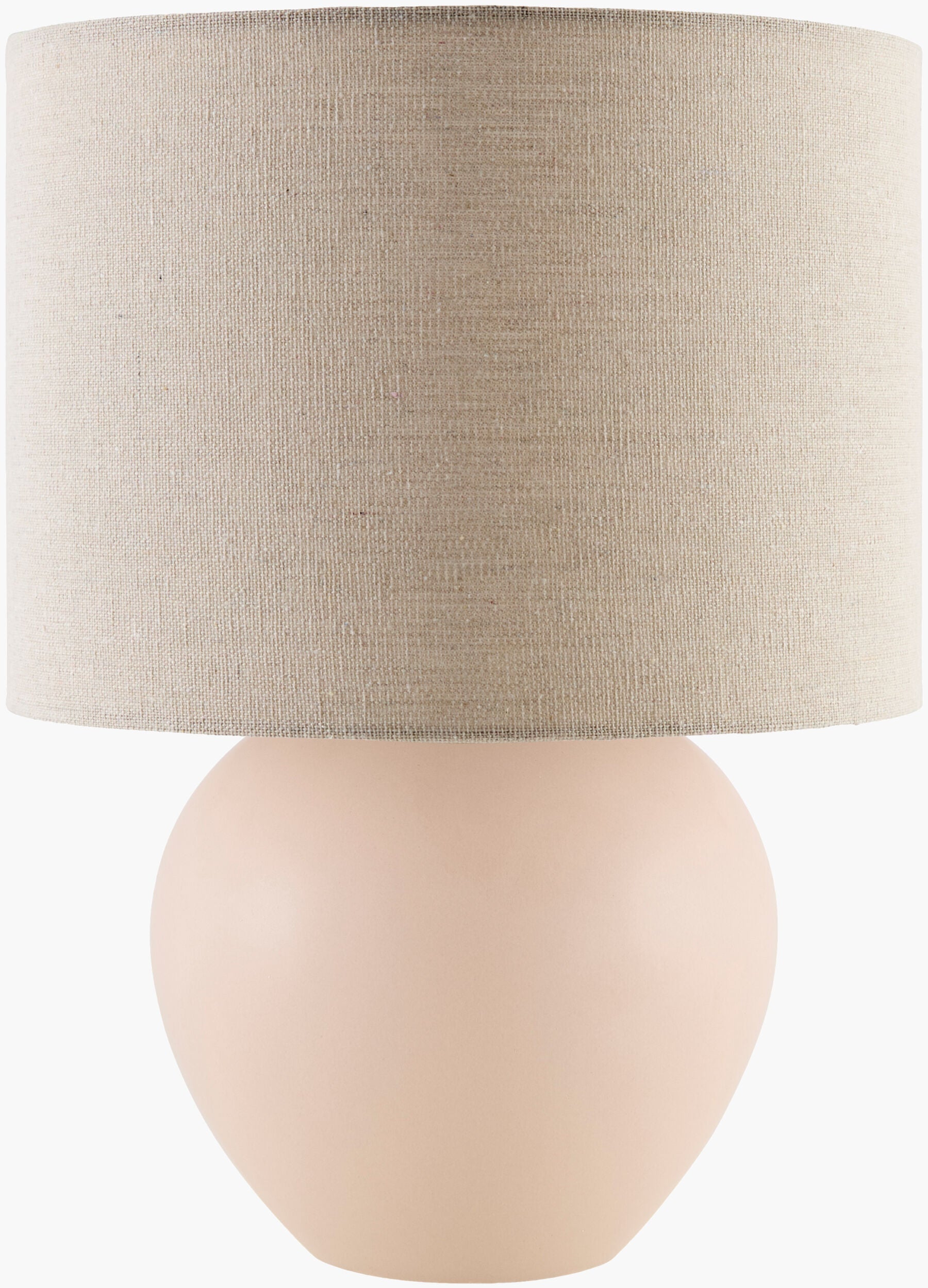 Elio Accent Table Lamp — Coral