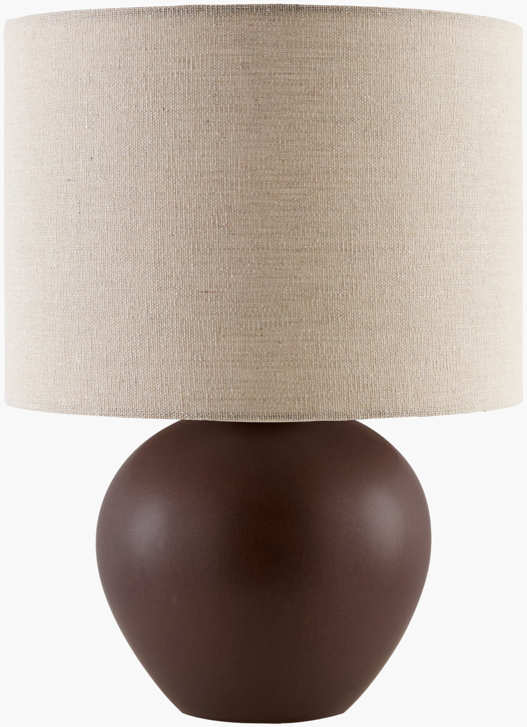 Elio Accent Table Lamp — Dark Brown