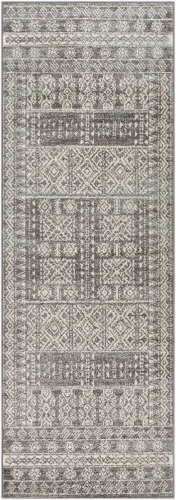 Elaziz Machine Woven Rug — Beige/Gray