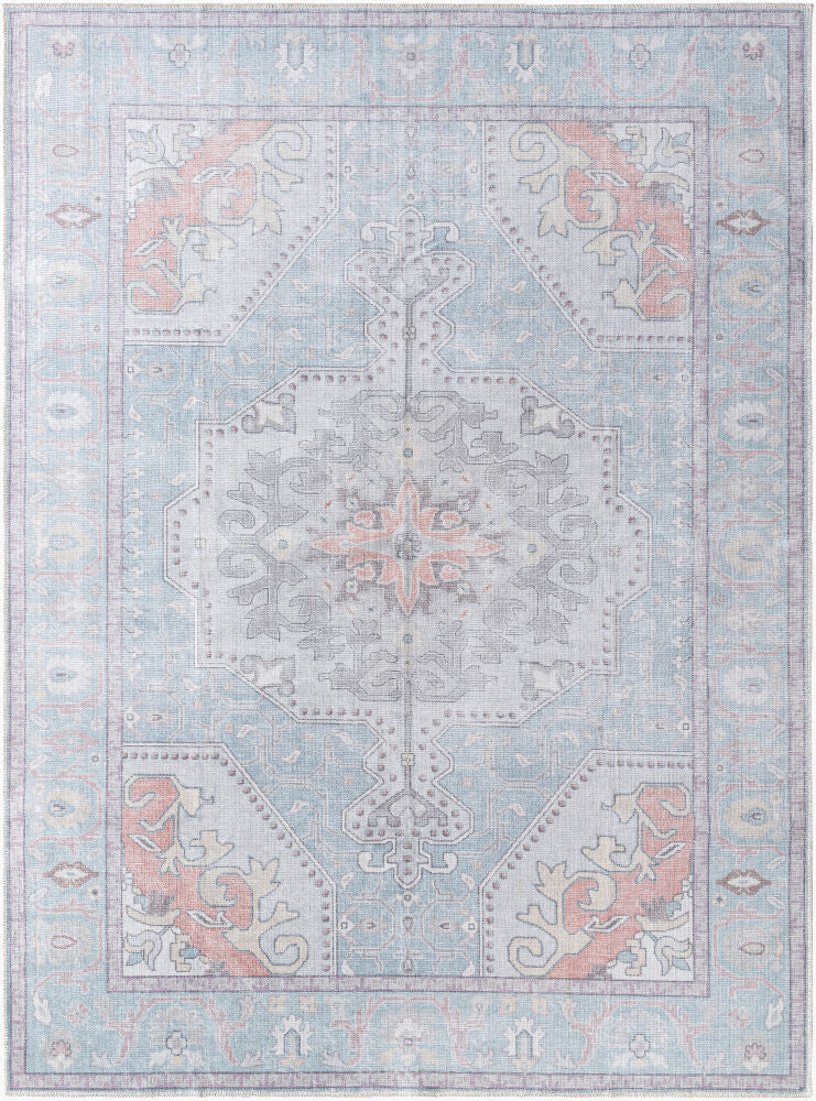 Embrace Machine Woven Rug — Burnt Orange/Charcoal