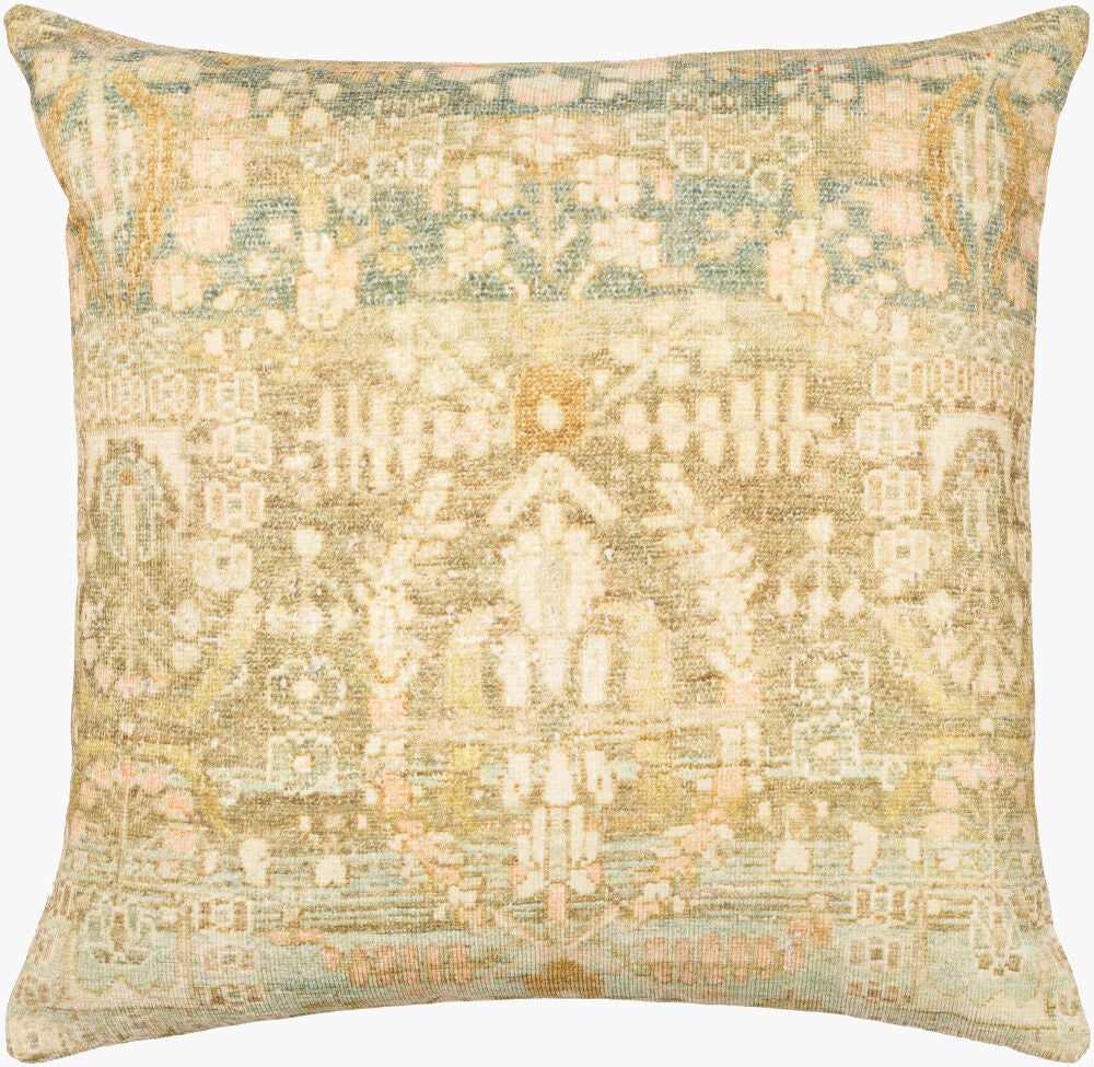 Emily Jean Accent Pillow — Charcoal/Dark Brown