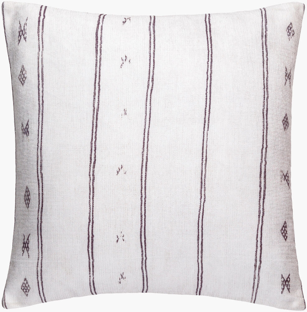 Emily Jean Accent Pillow — Black/White