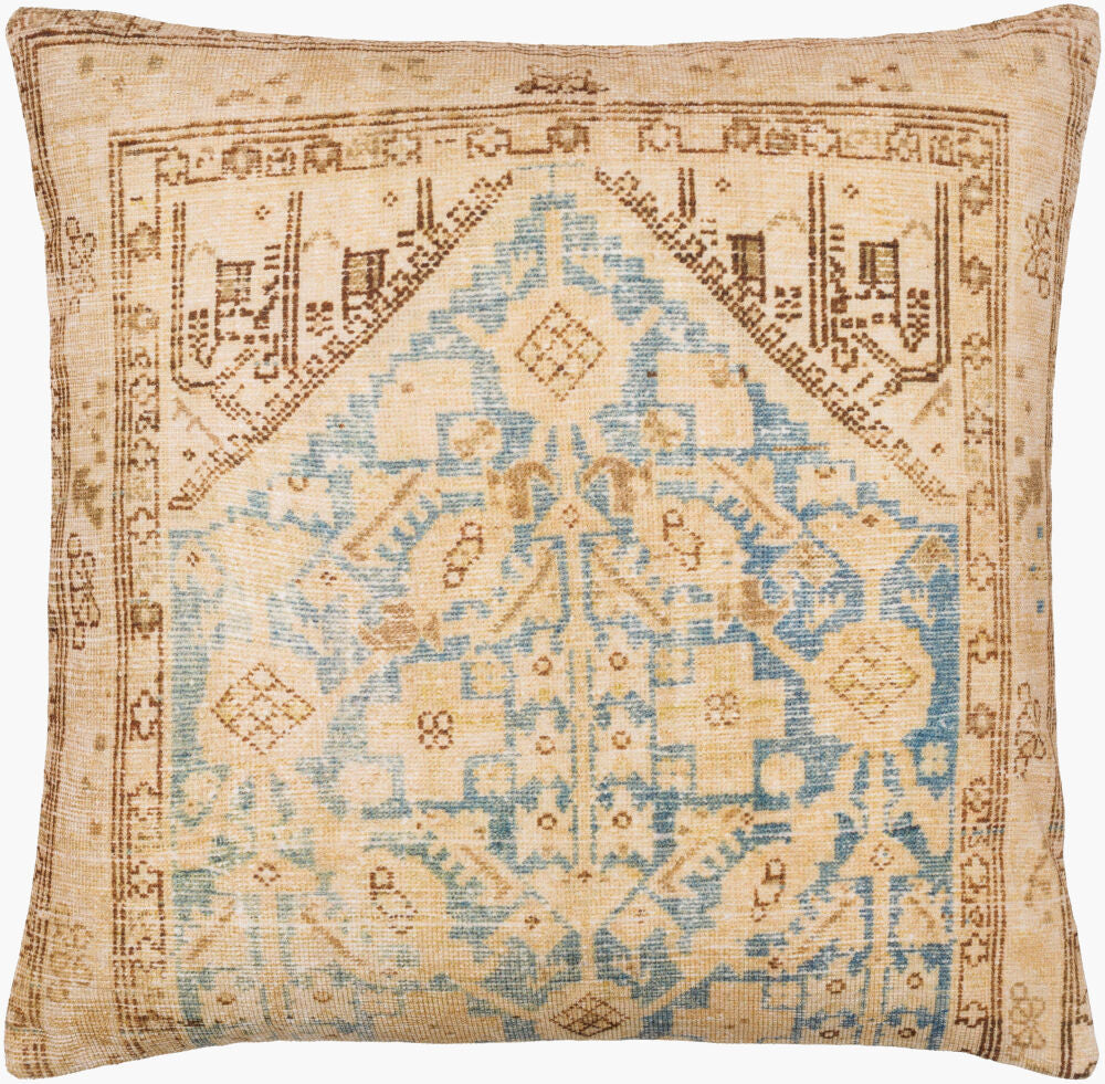 Emily Jean Accent Pillow — Amber/Beige