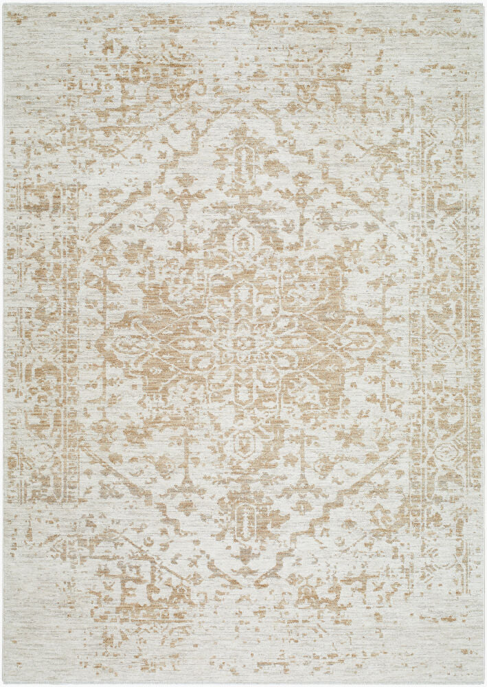 Emory Machine Woven Rug — Cream/Ivory