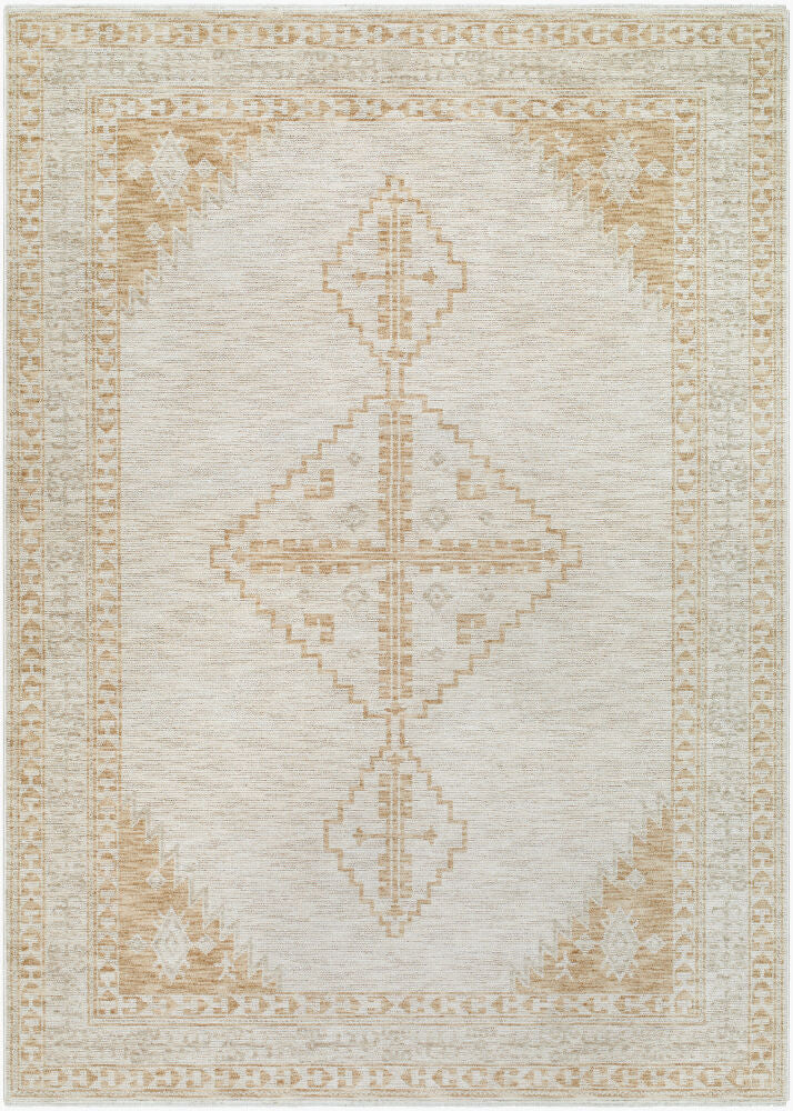 Emory Machine Woven Rug — Ivory/Light Gray
