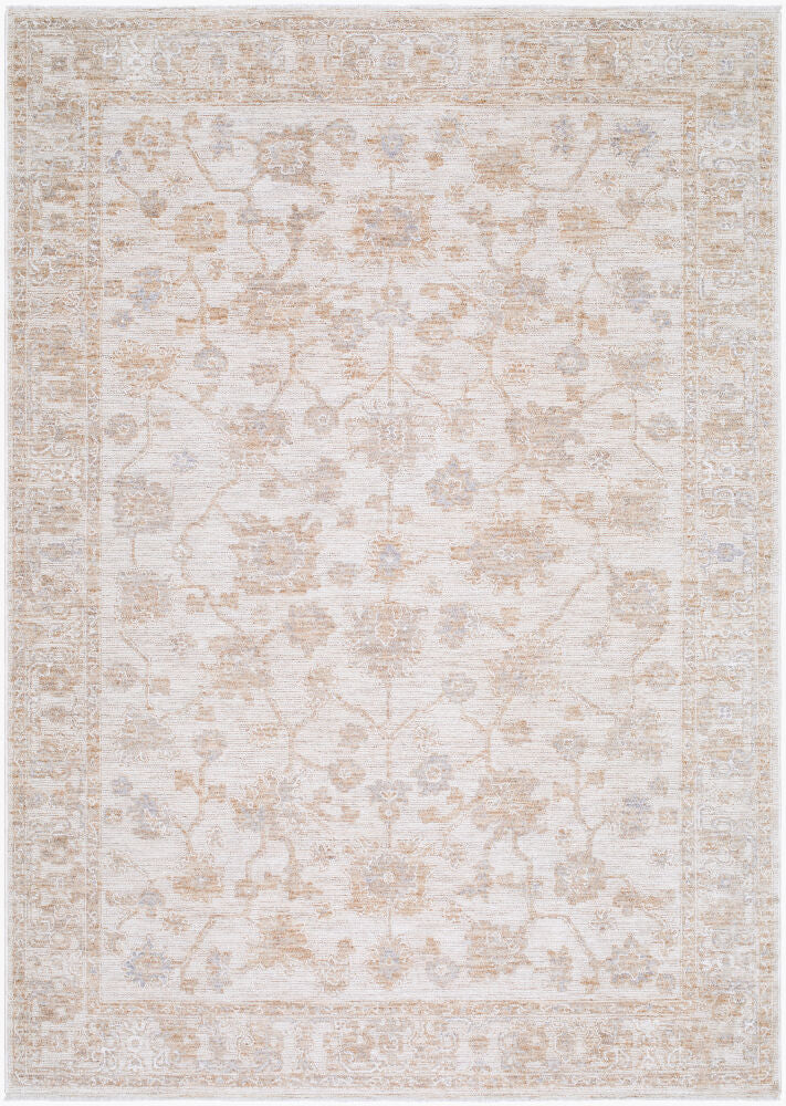 Emory Machine Woven Rug — Ivory/Tan