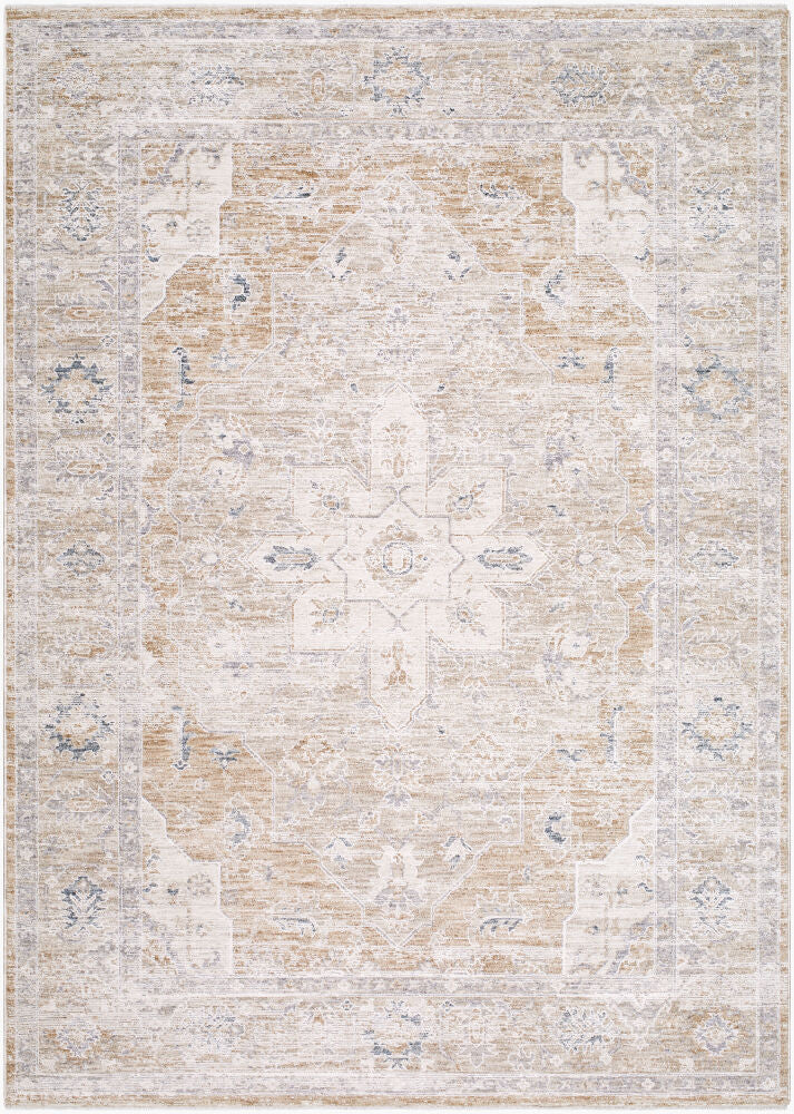 Emory Machine Woven Rug — Cream/Ivory