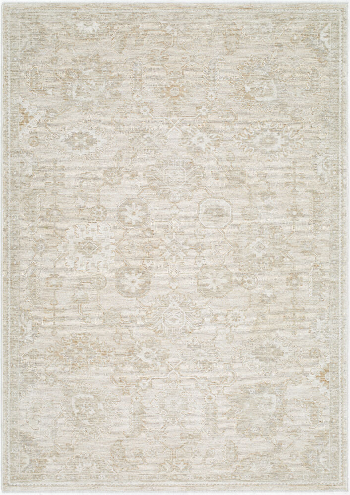 Emory Machine Woven Rug — Cream/Ivory