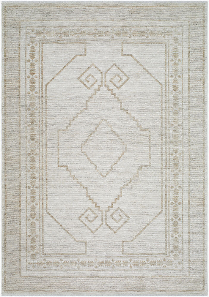 Emory Machine Woven Rug — Cream/Ivory