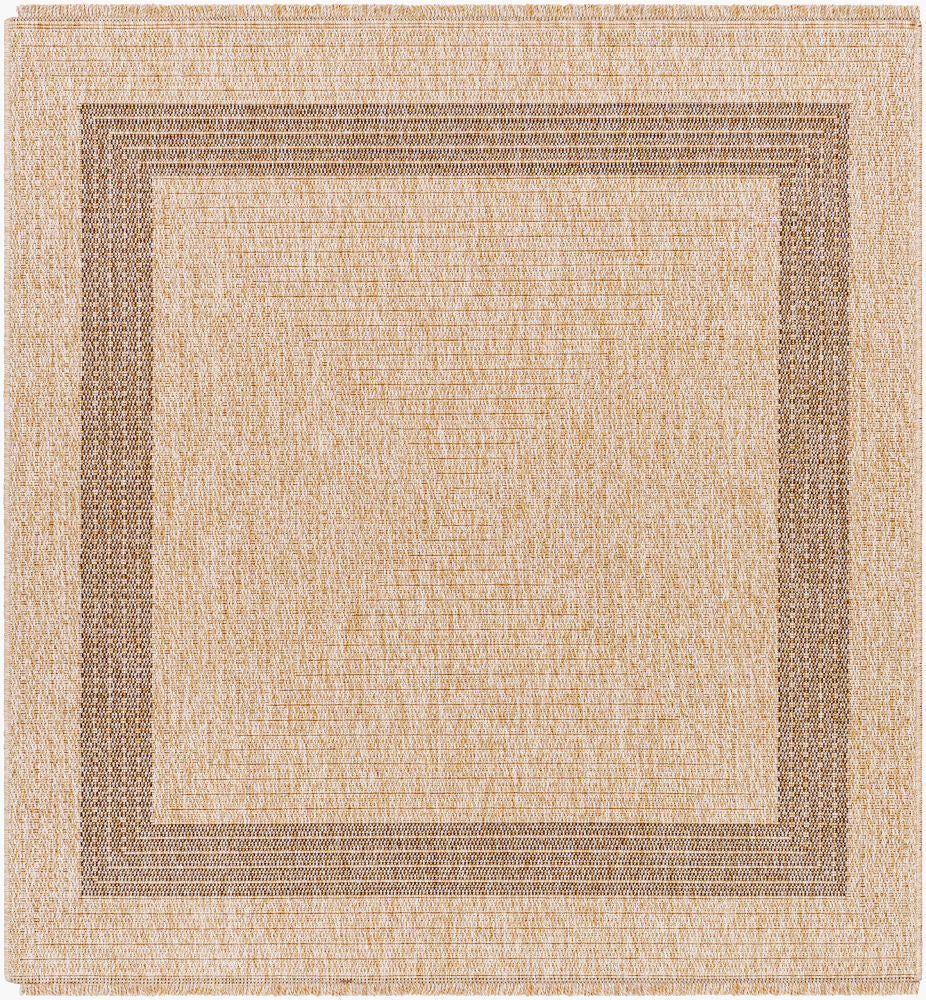 Encore Machine Woven Rug — Black/Tan