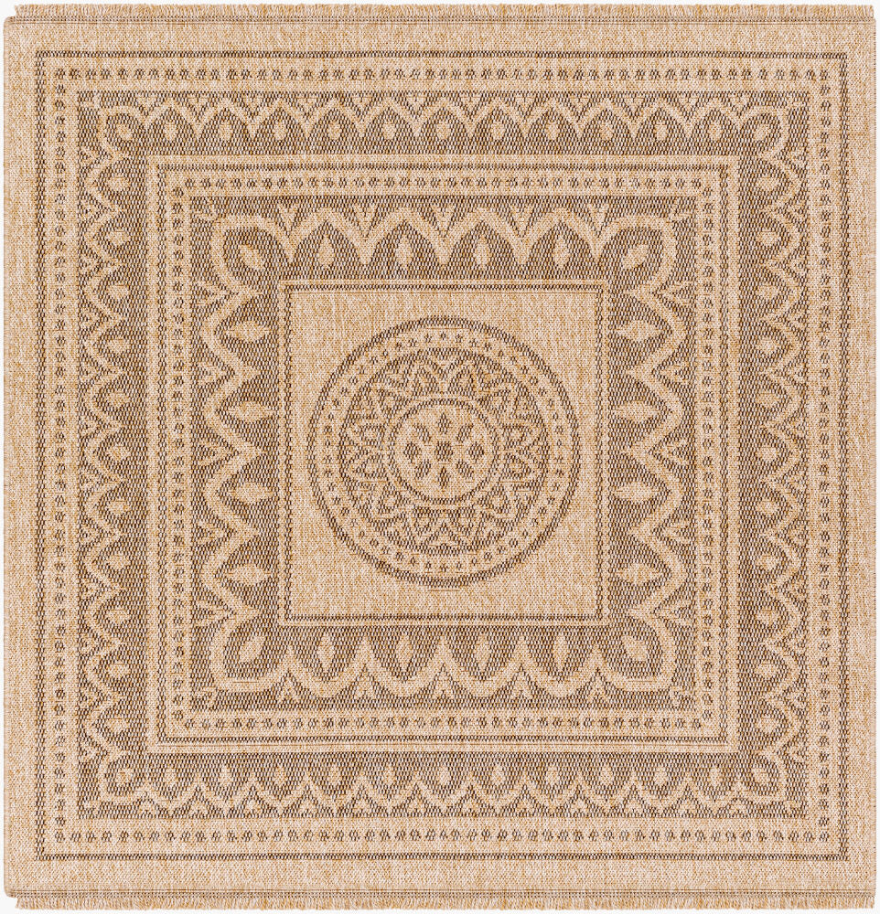 Encore Machine Woven Rug — Black/Tan