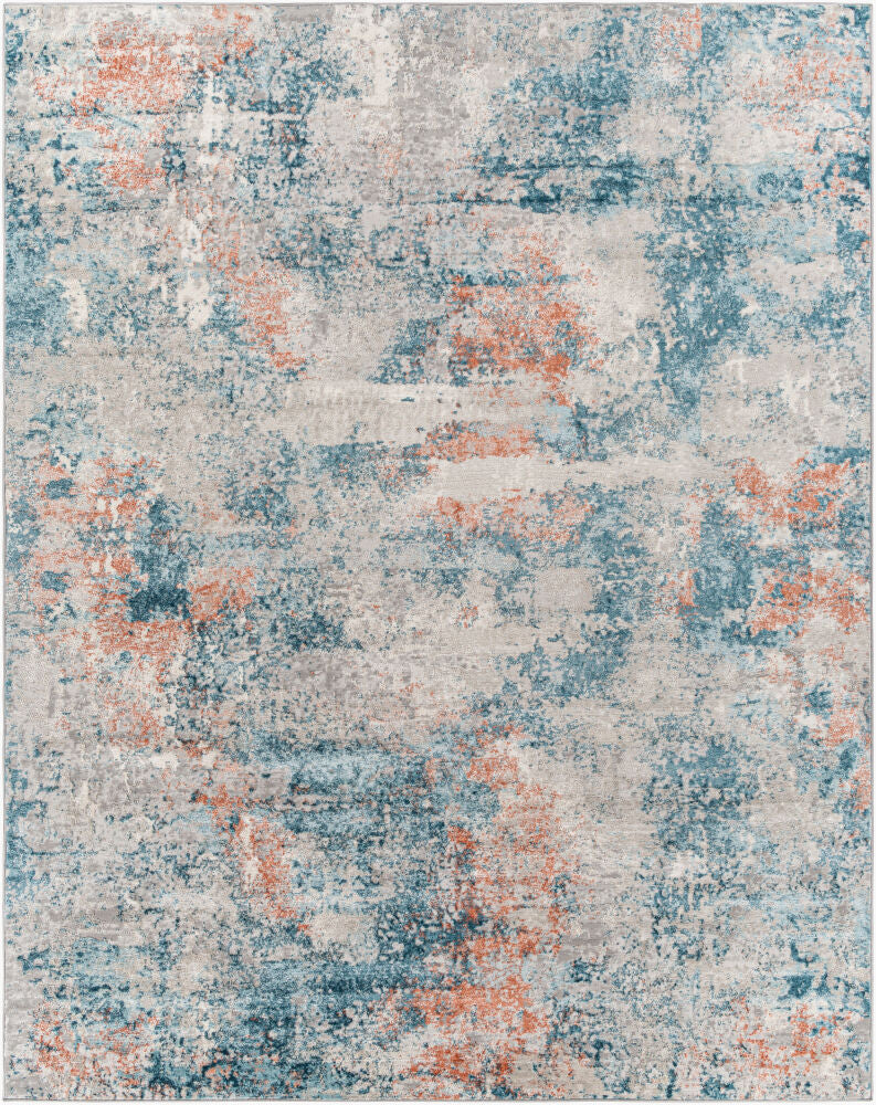 Enfield Machine Woven Rug — Cream/Dusty Coral