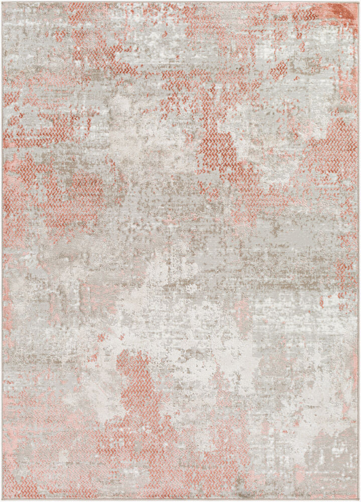 Enfield Machine Woven Rug — Cream/Dusty Coral