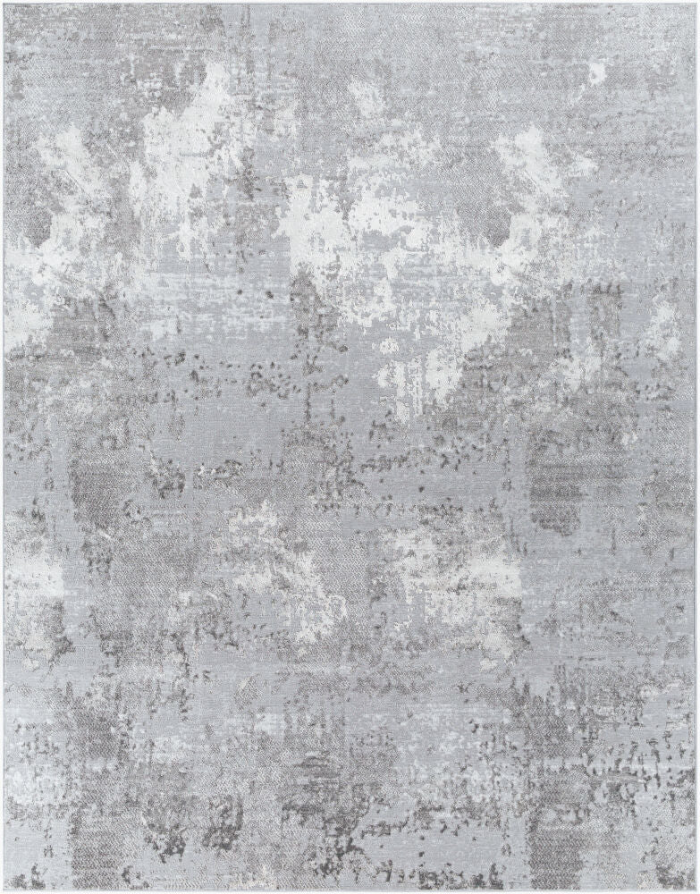 Enfield Machine Woven Rug — Charcoal/Cream
