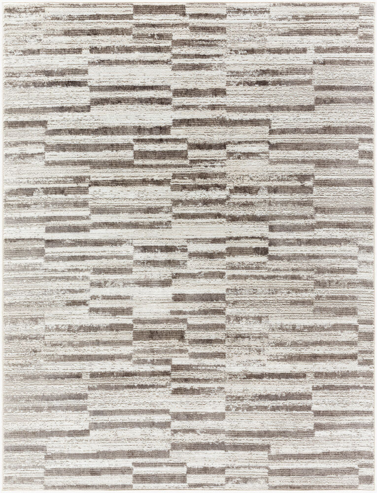 Enfield Machine Woven Rug — Ivory/Light Beige