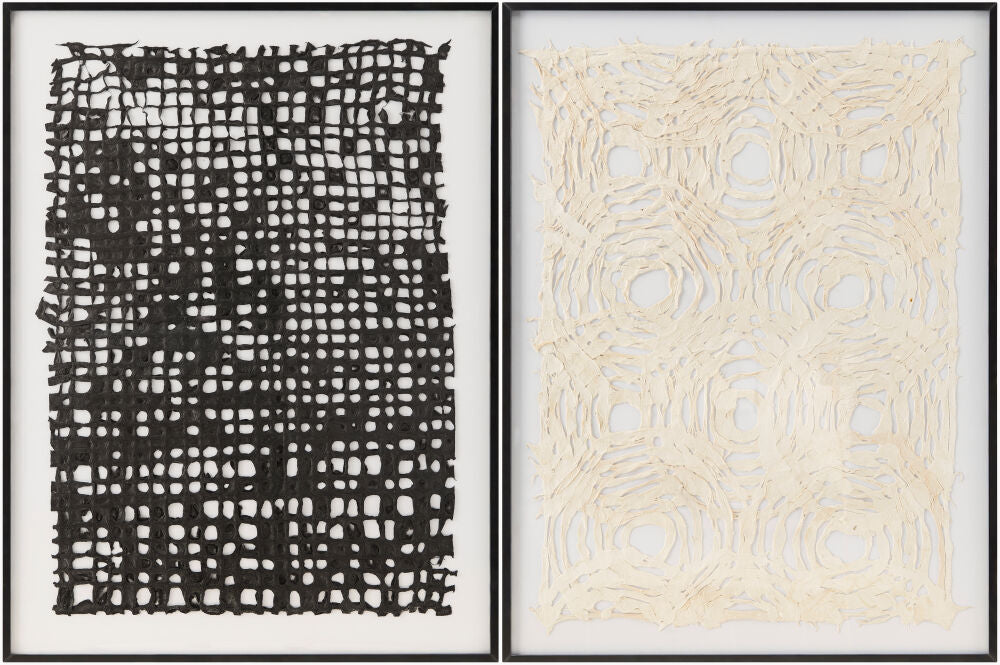 Kehena Framed Art — Black