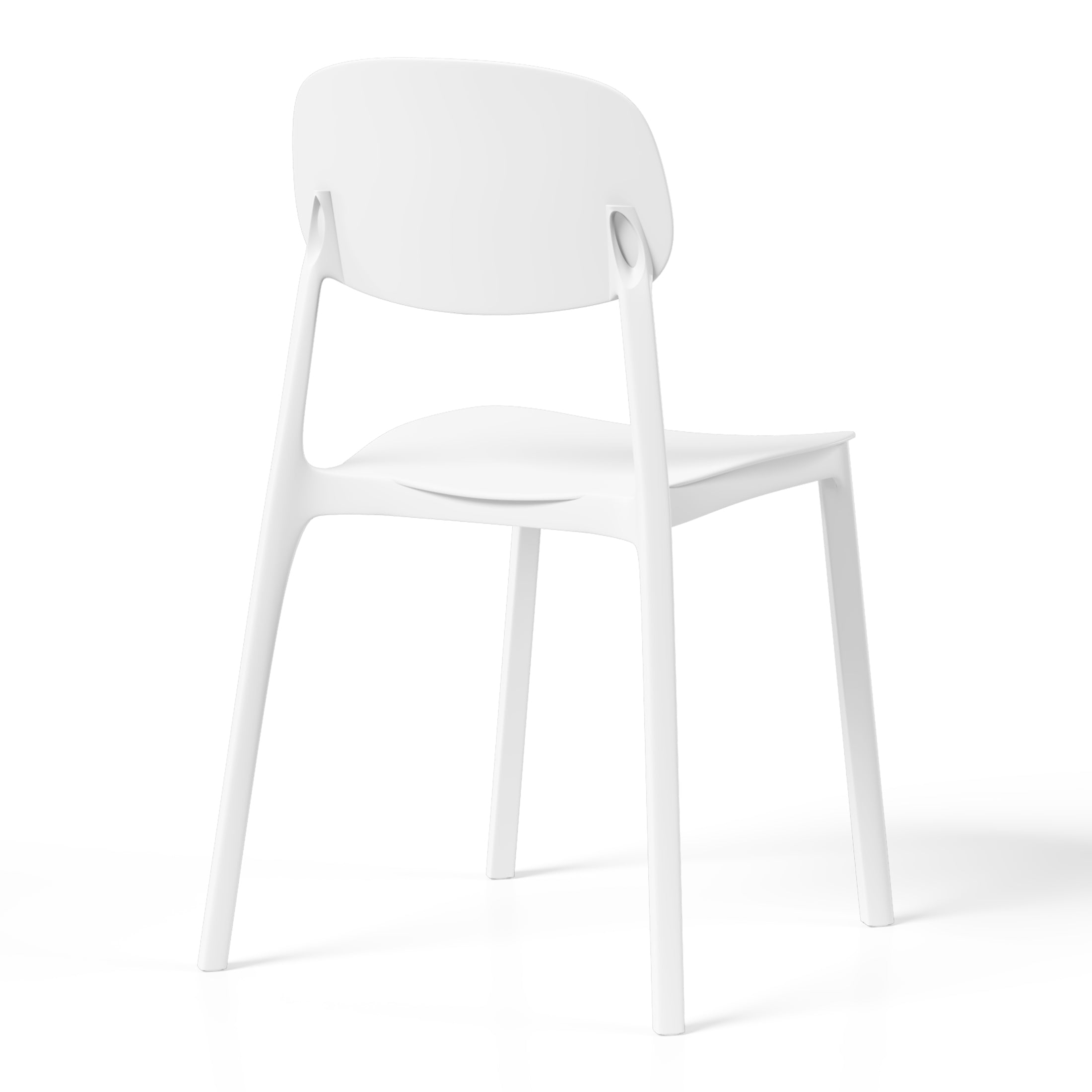 Polyform Stacking Dining Side Chair (Set of 2) Seahawk Designs Patio Dining Chairs