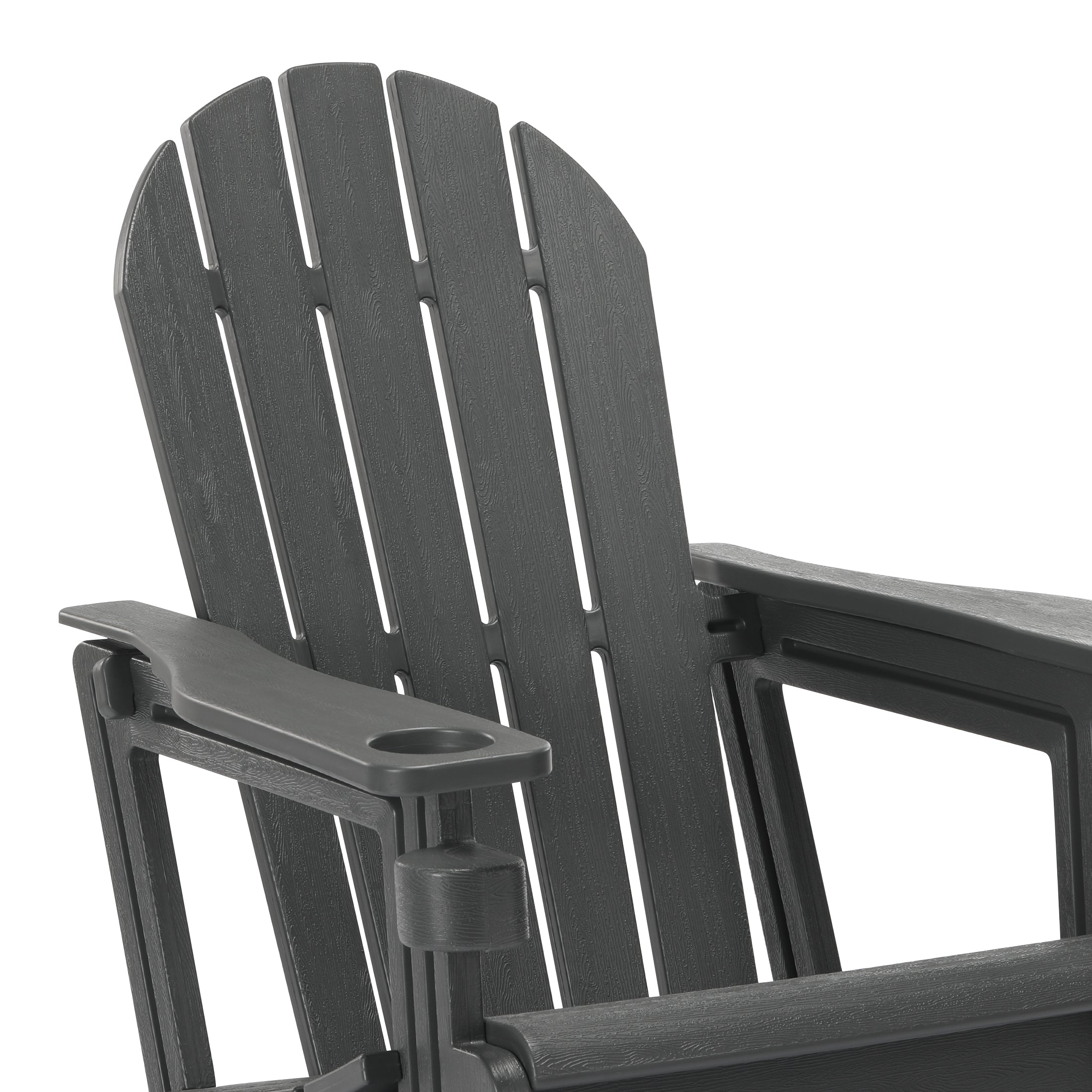 Snap'n Lock Adirondack Chair with Cupholder (No Tools or Hardware) Seahawk Designs Adirondack Chairs