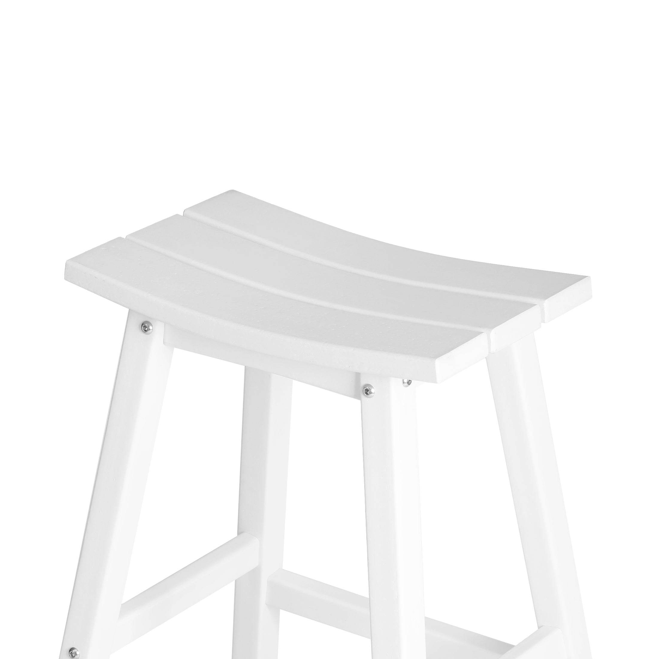 Stockholm All-Weather Outdoor Saddle Bar Stool (29" Height) Seahawk Designs Patio Bar & Counter Stools