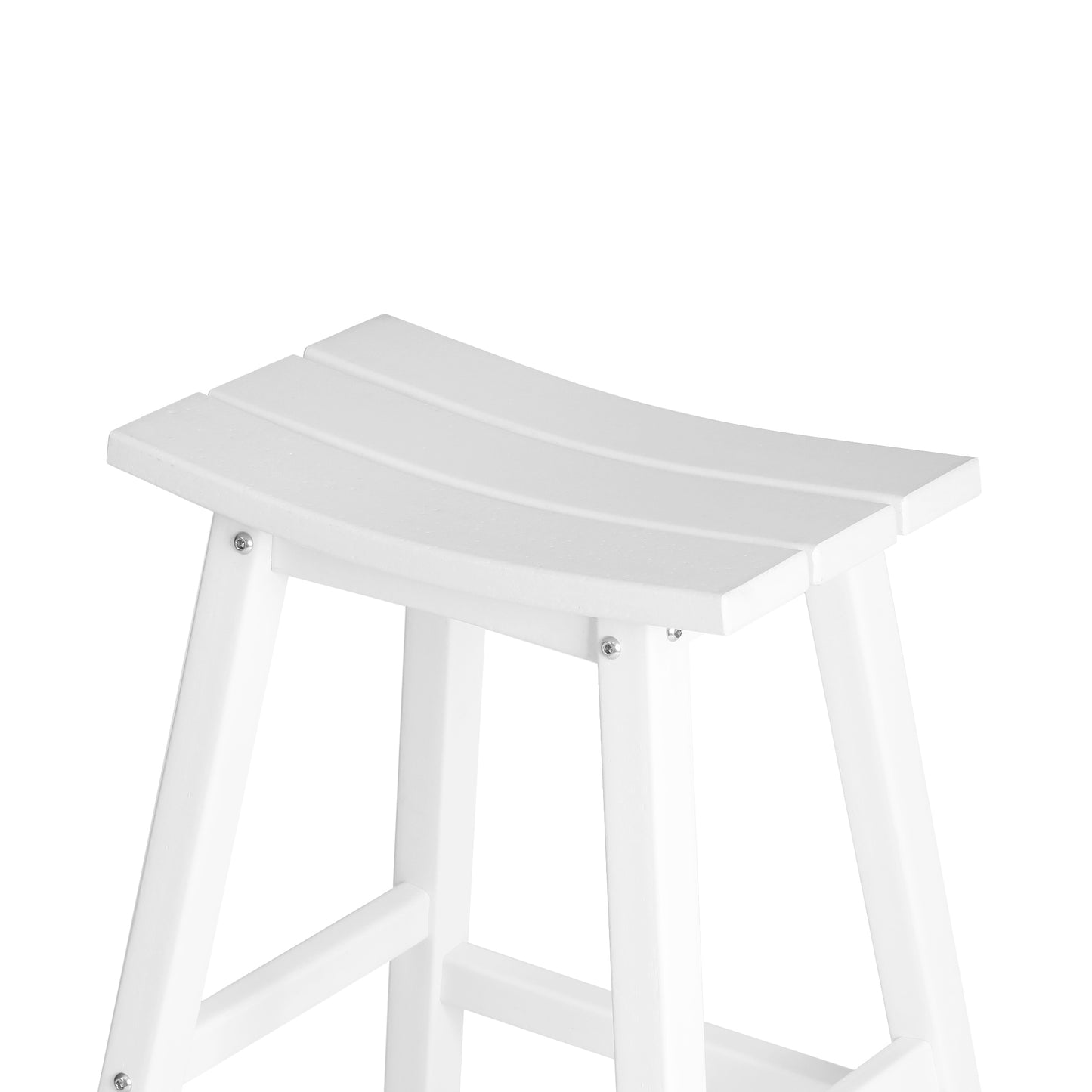 Stockholm All-Weather Outdoor Saddle Bar Stool (29" Height) Seahawk Designs Patio Bar & Counter Stools
