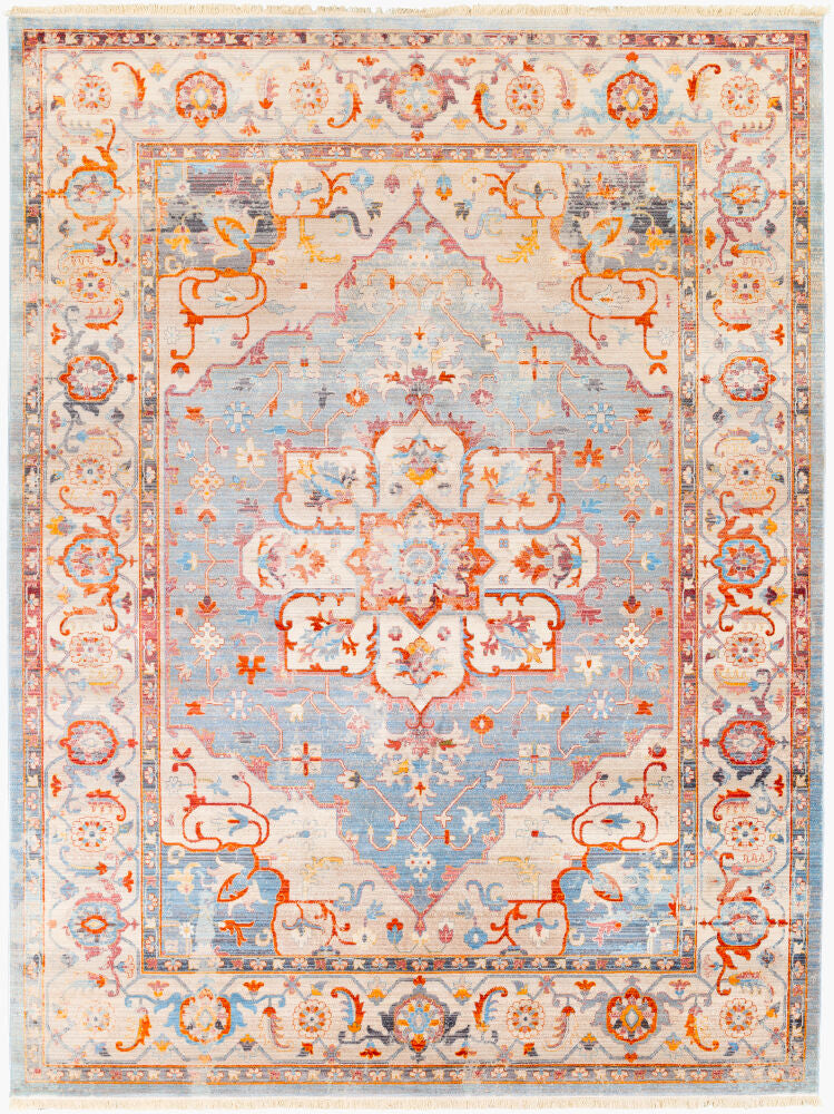Ephesians Machine Woven Rug — Beige/Black