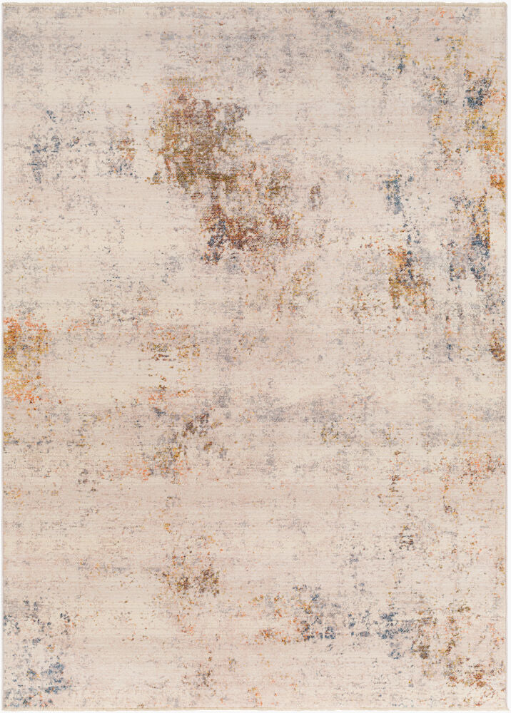 Ephesians Machine Woven Rug — Blue/Brown