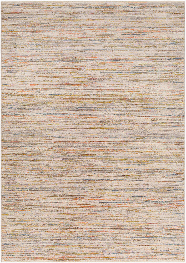 Ephesians Machine Woven Rug — Burnt Orange/Cream