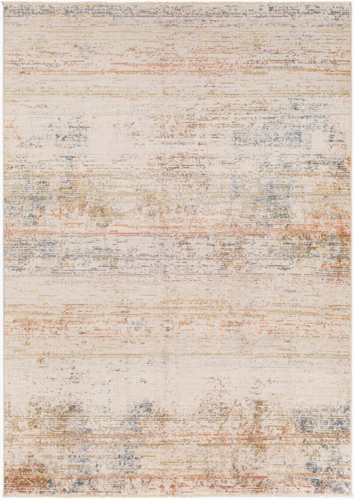 Ephesians Machine Woven Rug — Burnt Orange/Cream