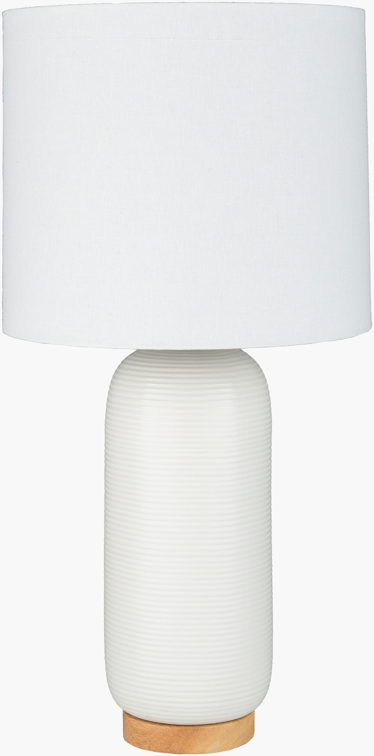 Everly Accent Table Lamp — White
