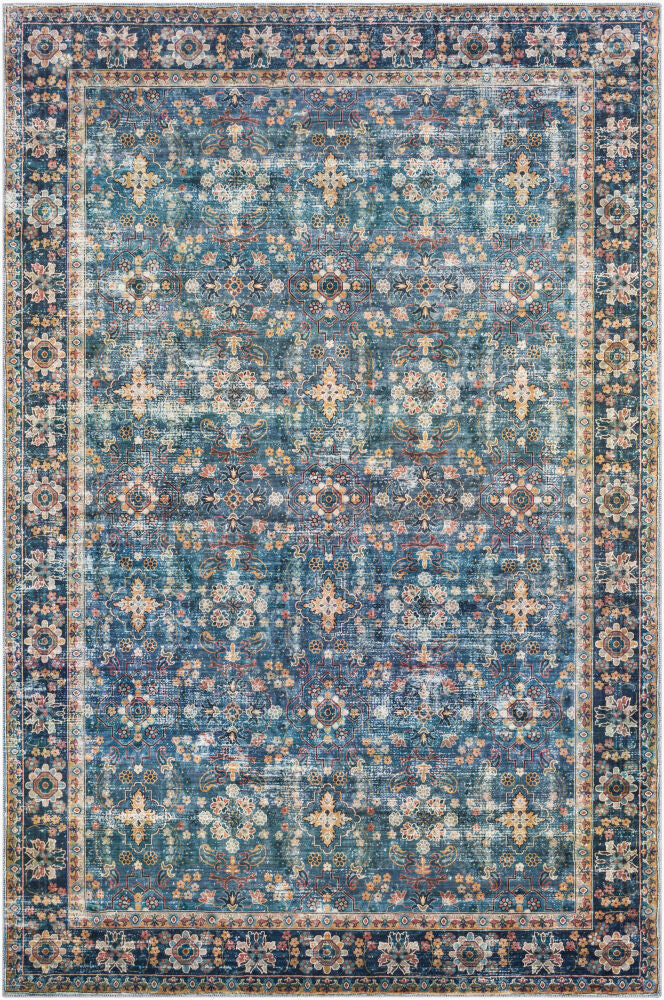 Erin Machine Woven Rug — Amber/Charcoal