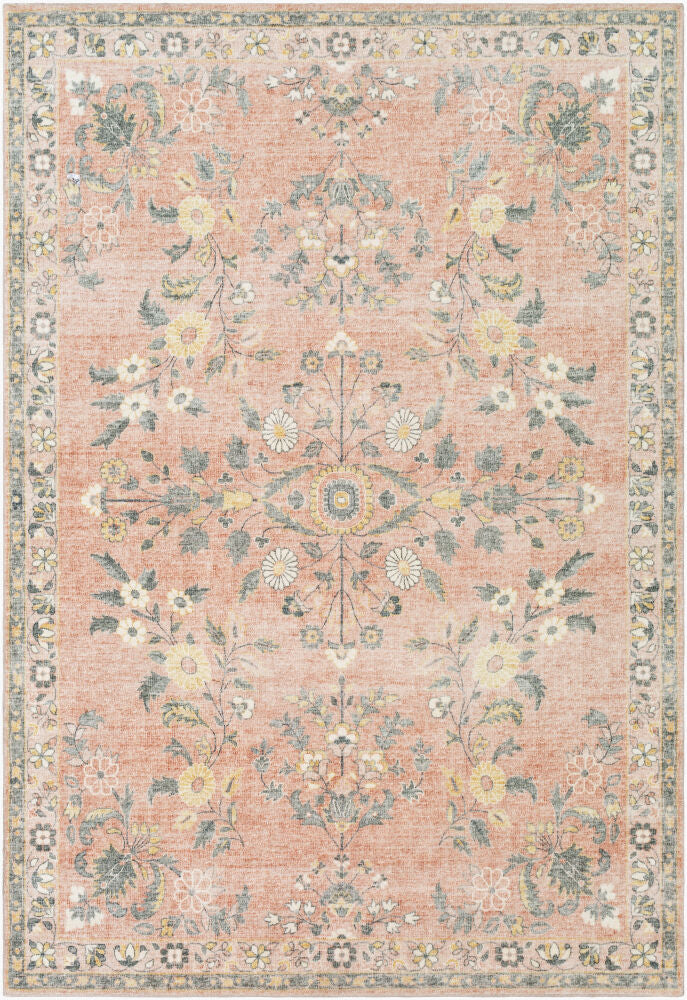 Erin Machine Woven Rug — Cream/Gray