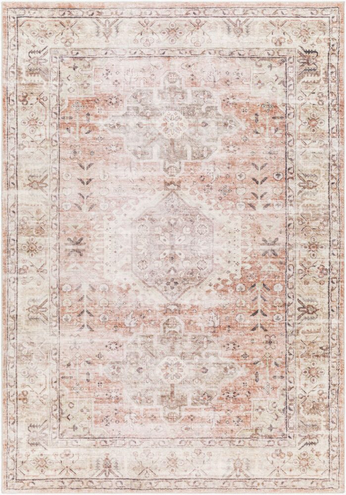 Erin Machine Woven Rug — Brown/Ivory
