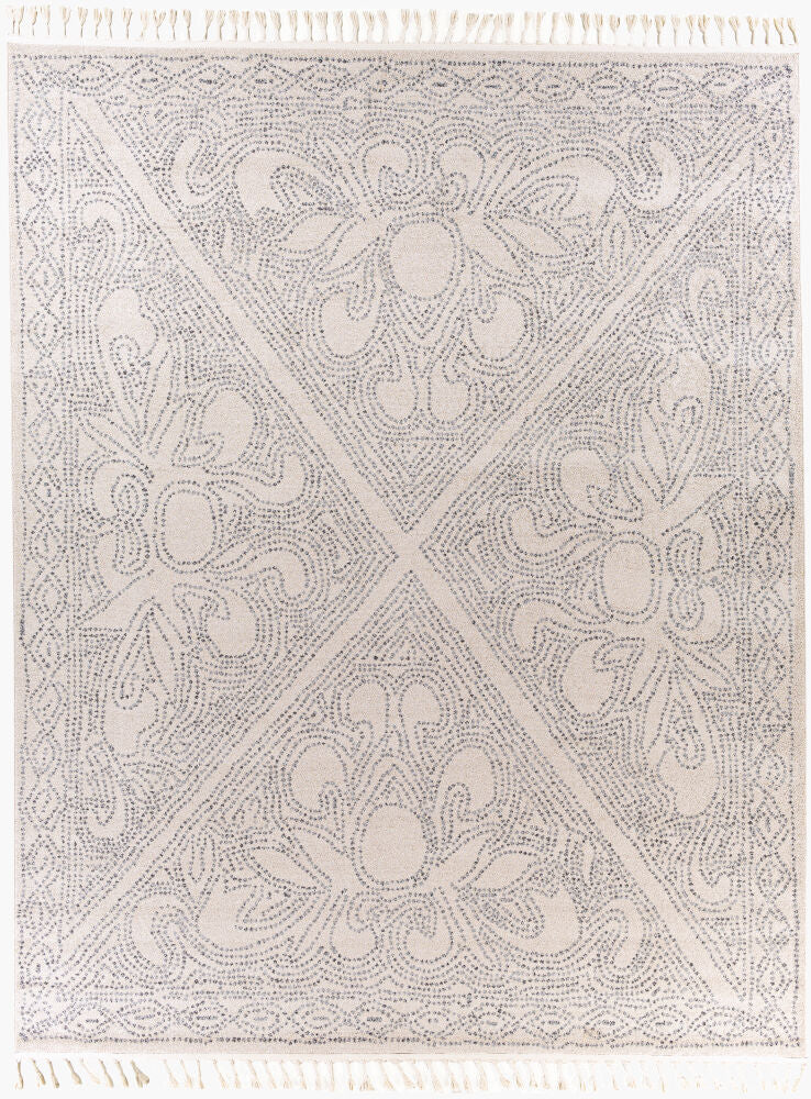 Euphoria Machine Woven Rug — Charcoal/Light Gray