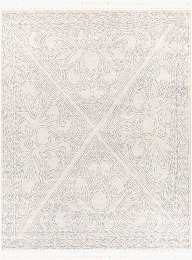 Euphoria Machine Woven Rug — Light Gray/Medium Gray