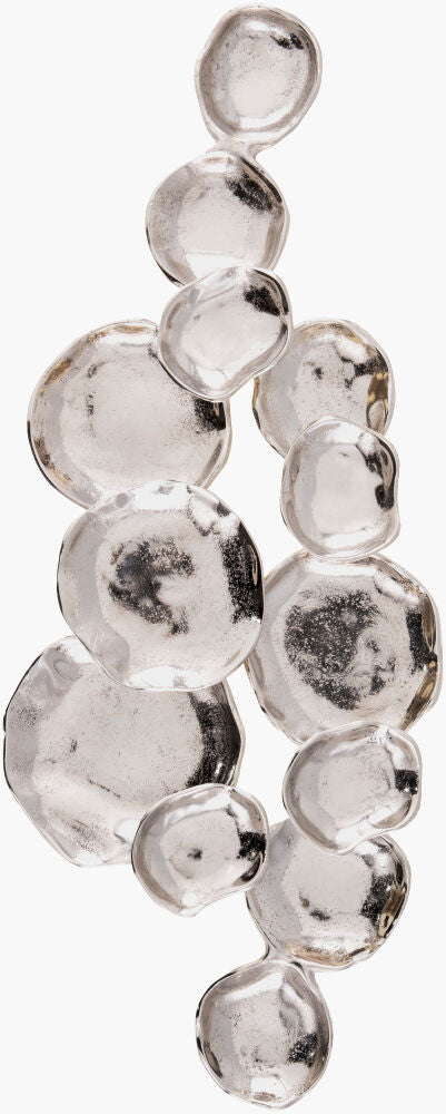 Ersa Wall Sculpture — Metallic - Nickel