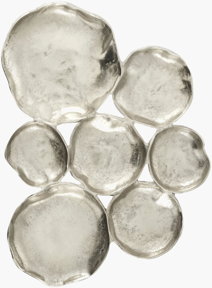 Ersa Wall Sculpture — Metallic - Nickel